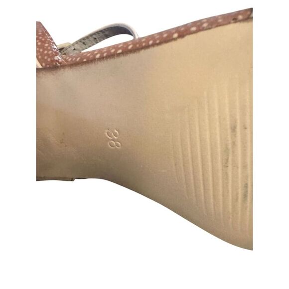 Anthropologie nude Women's Strappy Sandals Size 7.5 - Picture 9 of 9